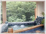 「ヤマセミの渓流」風呂・大きい写真